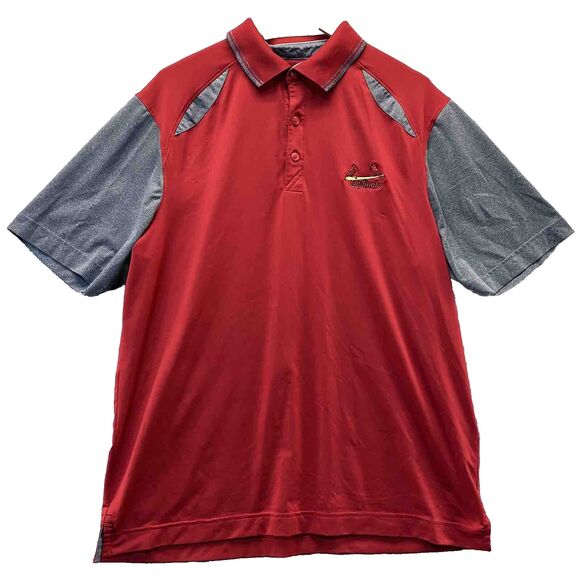 St Louis Cardinals Polo Shirt Cutter & Buck Men's Large Embroidered - Picture 1 of 9